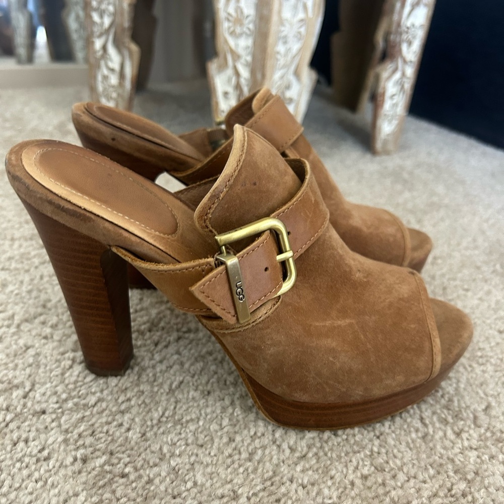 Ugg suede heels